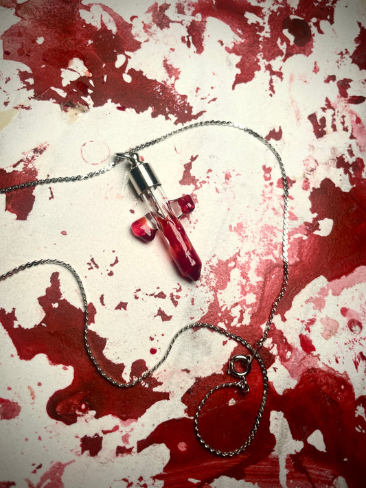 Blood cross pendant